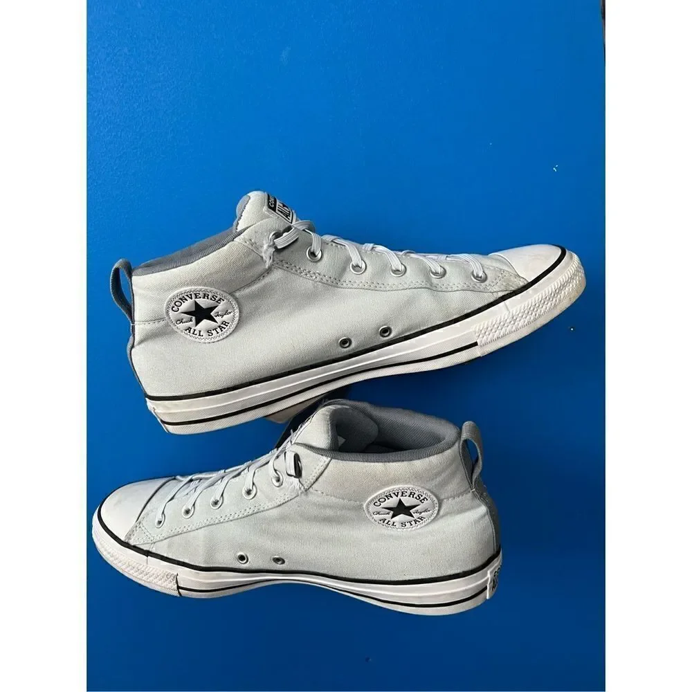 Converse Ctas Malden Street Mid Sneakers Women's Shoes Canvas Lunar Gray A03453F - Picture 1 of 8